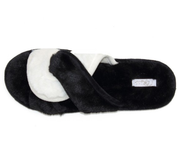 Casabiancheria.it | Pantofole donna in peluche Cross con antiscivolo Ciabatte Pelose Pantofole Pelliccia Comode Morbido Antisciv