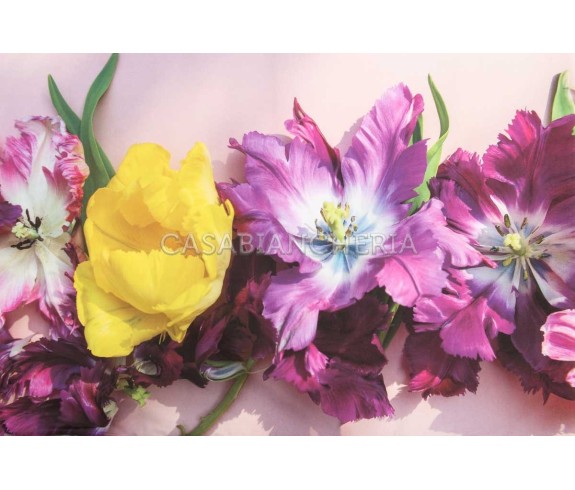 Casabiancheria.it | Federa per guanciale a stampa digitale Viole federe per cuscini letto