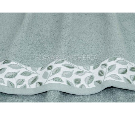 Casabiancheria.it | Coppia asciugamani di spugna Dana bordo jacquard set di asciugamani spugna amazon asciugamano viso e ospite