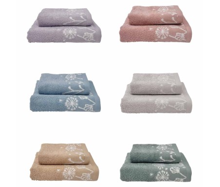 Casabiancheria.it | Coppia asciugamani di spugna Aisha bordo jacquard set di asciugamani spugna amazon asciugamano viso e ospite