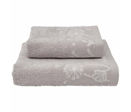 Casabiancheria.it | Coppia asciugamani di spugna Aisha bordo jacquard set di asciugamani spugna amazon asciugamano viso e ospite