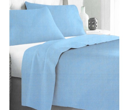 Casabiancheria.it | Completo lenzuola di flanella Tinta Unita lenzuola in flanella matrimoniale amazon lenzuola invernali tinta 