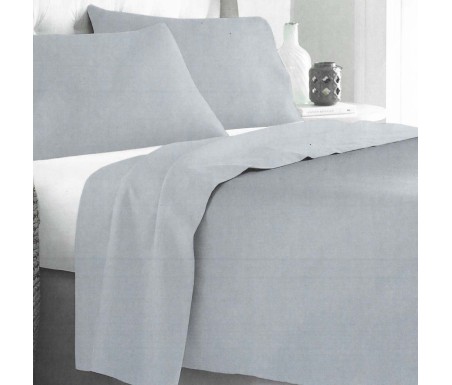 Casabiancheria.it | Completo lenzuola di flanella Tinta Unita lenzuola in flanella matrimoniale amazon lenzuola invernali tinta 