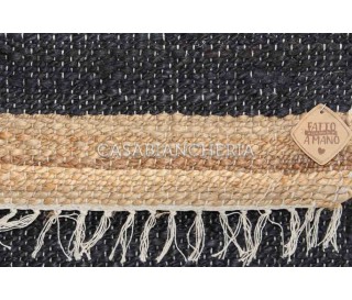 Casabiancheria.it | Tappeto etnico in juta Kendra fatto a mano tappeti etnici amazon tappeto con frange 2