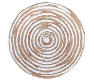 Casabiancheria.it | Tappeto etnico in juta raja rotondo fatto a mano tappeti etnici amazon tappeto con frange 2