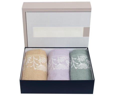 Casabiancheria.it | Coppie asciugamano e ospite Aisha set 3+3 asciugamani di spugna in cotone set asciugamano viso e ospite in s