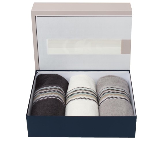 Casabiancheria.it | Coppie asciugamano e ospite Oslo set 3+3 asciugamani di spugna in cotone set asciugamano viso e ospite in sc