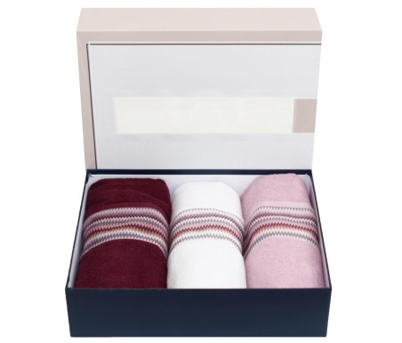 Casabiancheria.it | Coppie asciugamano e ospite Oslo set 3+3 asciugamani di spugna in cotone set asciugamano viso e ospite in sc
