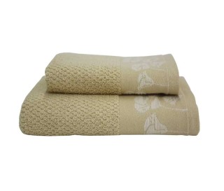 Casabiancheria.it | Coppia asciugamani di spugna Marika bordo jacquard set di asciugamani spugna amazon asciugamano viso e ospit 2