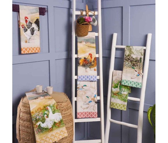 Casabiancheria.it | Strofinaccio Country Italy set 6 pezzi strofinacci di cotone casabiancheria