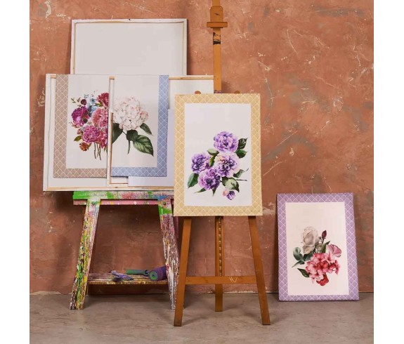 Casabiancheria.it | Strofinaccio Tiffany Fiori set 6 pezzi strofinacci di cotone