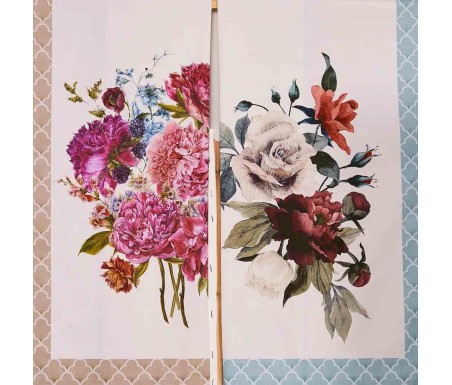 Casabiancheria.it | Strofinaccio Tiffany Fiori set 6 pezzi strofinacci di cotone