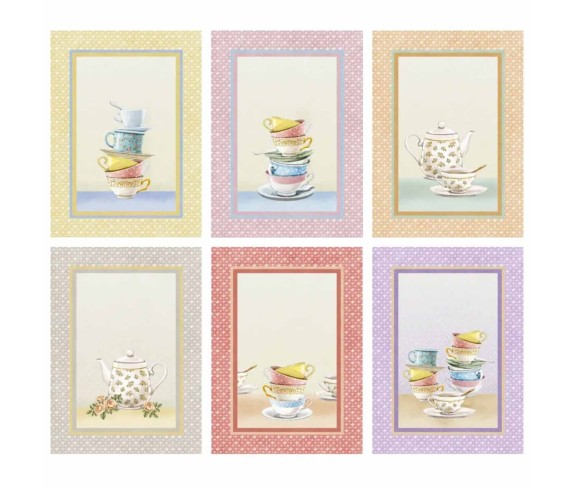 Casabianchria.it | Strofinaccio Tiffany Tea Time set 6 pezzi strofinacci di cotone amazon canovaccio tovaglietta