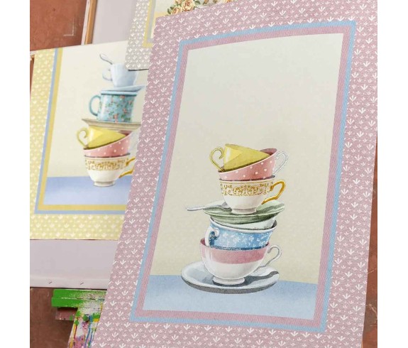Casabianchria.it | Strofinaccio Tiffany Tea Time set 6 pezzi strofinacci di cotone amazon canovaccio tovaglietta