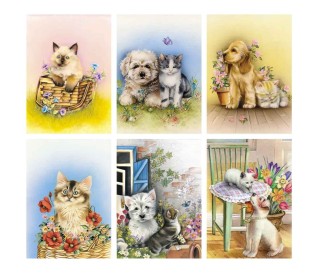 Casabianchria.it | Strofinaccio Tiffany Pets set 6 pezzi strofinacci di cotone amazon canovaccio tovaglietta