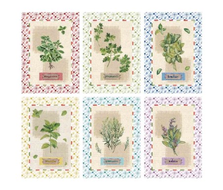 Casabianchria.it | Strofinaccio Tiffany Aromi set 6 pezzi strofinacci di cotone amazon canovaccio tovaglietta