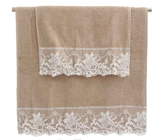 Casabiancheria.it | Set asciugamano e ospite 2+2 Desiree in spugna di cotone asciugamani in spugna amazon set asciugamano viso +