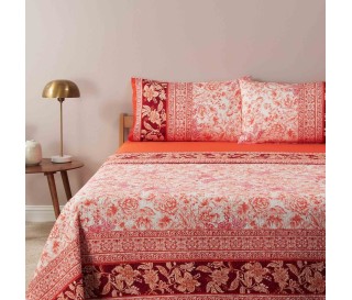 Bassetti Casabiancheria.it | Completo lenzuola matrimoniale Granfoulard Bassetti Capodimonte in raso di cotone lenzuola granfoul