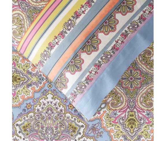 Bassetti Casabiancheria.it | Completo lenzuola copriletto matrimoniale Granfoulard Bassetti Marechiaro lenzuola granfoulard bass