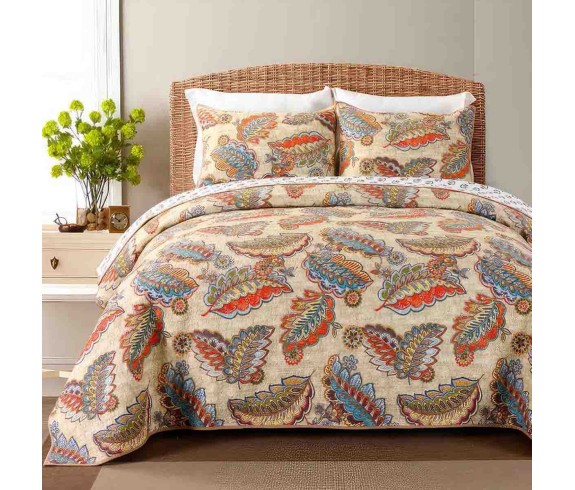 Casabiancheria.it | Copriletto trapuntato matrimoniale GFFerrari Cotton Oriente amazon trapuntino estivo gianfranco ferrari