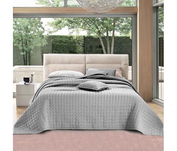 Casabiancheria.it | Copriletto trapuntato matrimoniale GF Ferrari Olbia + 2 copricuscino trapuntino leggero Gianfranco Ferrari A