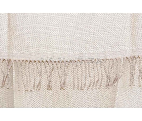 Casabiancheria.it | Plaid Lanerossi Cigno in pura lana vergine plaid di lana plaid con frange