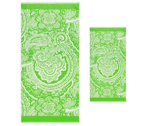 Casabiancheria.it | Coppia asciugamani di spugna Granfoulard Bassetti Mergellina set asciugamano viso e ospite bassetti