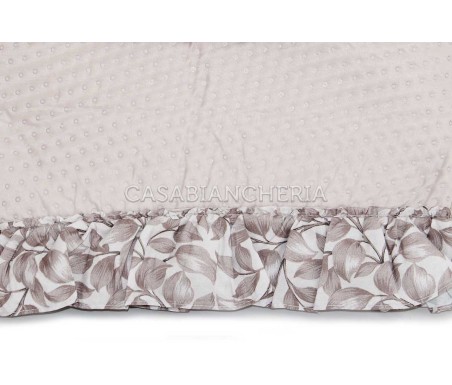 Casabiancheria.it | Copriletto trapuntato matrimoniale Louise Foglia con trapuntino estivo amazon copriletto con gala