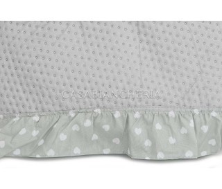 Casabiancheria.it | Copriletto trapuntato matrimoniale Louise Cuoricini con trapuntino estivo amazon copriletto con gala 2