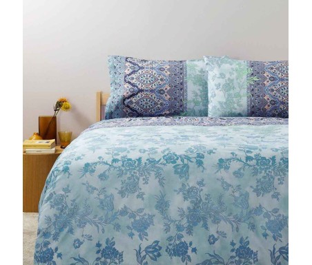 Bassetti Casabiancheria.it | Completo copripiumino matrimoniale Granfoulard Bassetti Agrigento copripiumino granfoulard bassetti