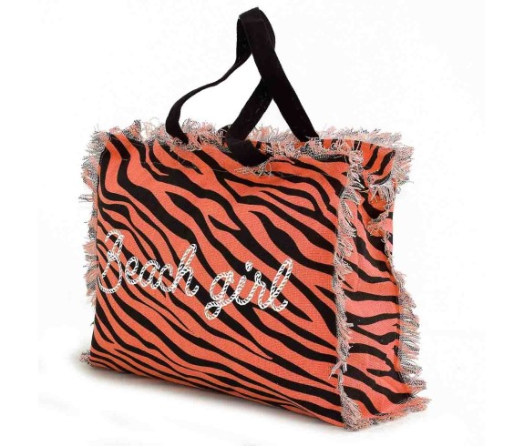Casabiancheria.it | Borsa da mare con cerniera Zebra borse mare amazon borse mare in tessuto