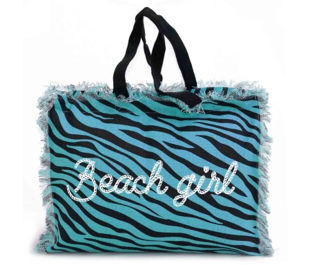 Casabiancheria.it | Borsa da mare con cerniera Zebra borse mare amazon borse mare in tessuto