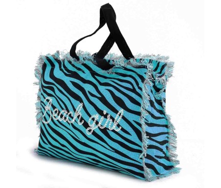 Casabiancheria.it | Borsa da mare con cerniera Zebra borse mare amazon borse mare in tessuto