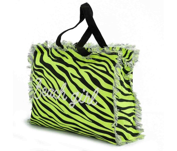 Casabiancheria.it | Borsa da mare con cerniera Zebra borse mare amazon borse mare in tessuto