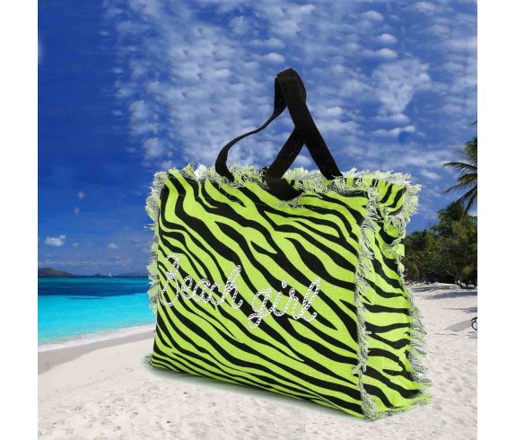 Casabiancheria.it | Borsa da mare con cerniera Zebra borse mare amazon borse mare in tessuto