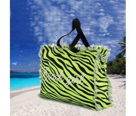 Casabiancheria.it | Borsa da mare con cerniera Zebra borse mare amazon borse mare in tessuto