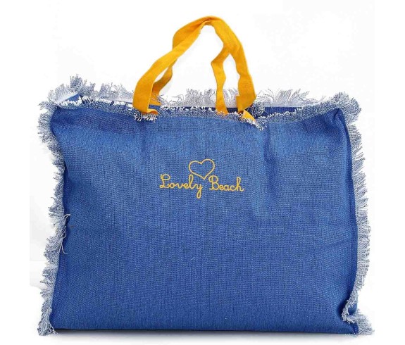 Casabiancheria.it | Borsa da mare con cerniera Beach Girl borsa da spiaggia amazon