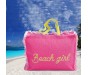 Casabiancheria.it | Borsa da mare con cerniera Beach Girl borsa da spiaggia amazon