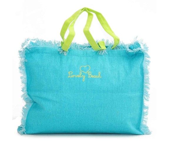 Casabiancheria.it | Borsa da mare con cerniera Beach Girl borsa da spiaggia amazon