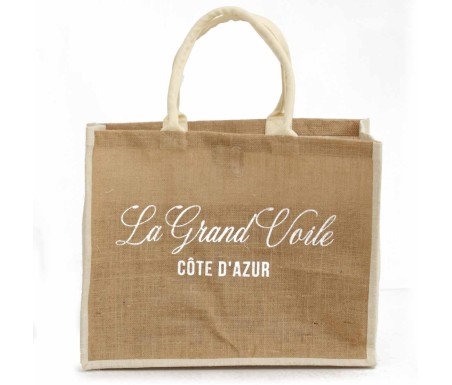 Casabiancheria.it | Borsa da mare con cerniera La Grand Voile borsa da spiaggia in tessuto con tasche e cerniera