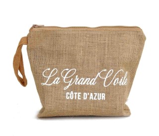 Casabiancheria.it | Pochette da mare La Grand Voile in juta pochette mare saint barth amazon pochette porta creme solari