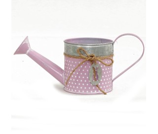 Casabiancheria.it | Portavaso Primrose caraffa in metallo zincato con manici vasetti in metallo portavaso da interno e esterno