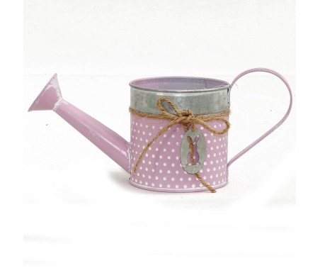 Casabiancheria.it | Portavaso Primrose caraffa in metallo zincato con manici vasetti in metallo portavaso da interno e esterno