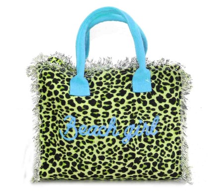 Casabiancheria.it | Borsa da mare hand bag Leopard con cerniera borse mare piccole amazon borse mare in tessuto