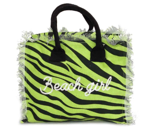 Casabiancheria.it | Borsa da mare hand bag Zebra con cerniera borse mare piccole amazon borse mare in tessuto