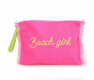 Casabiancheria.it | Pochette da mare Beach Girl impermeabile pochette mare amazon pochette porta creme solari
