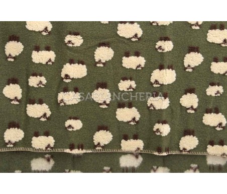 Casabiancheria.it | Plaid di lana cotta Pecorella plaid in lana cotta tirolesi