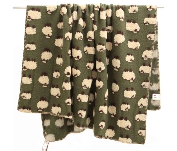 Casabiancheria.it | Plaid di lana cotta Pecorella plaid in lana cotta tirolesi