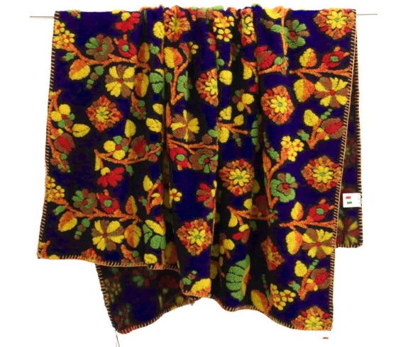 Casabiancheria.it | Plaid di lana cotta Flowers plaid in lana ricamati amazon plaid per divano letto