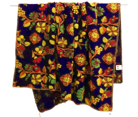 Casabiancheria.it | Plaid di lana cotta Flowers plaid in lana ricamati amazon plaid per divano letto